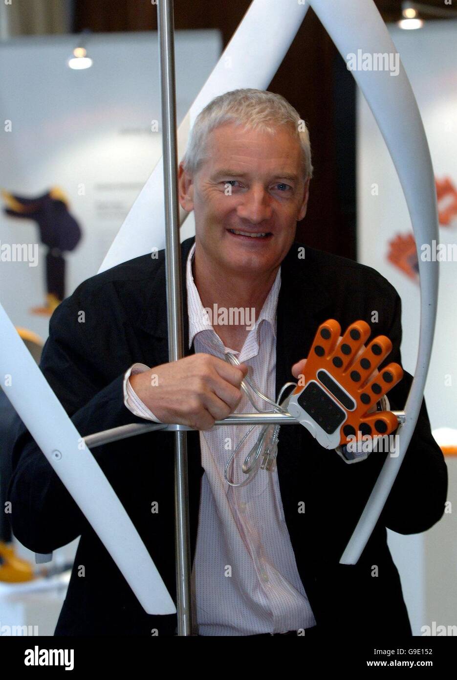 Bagless vacuum cleaner inventor James Dyson in central London, where he  unveiled plans for a new college aimed at encouraging young people to  become engineers Stock Photo - Alamy