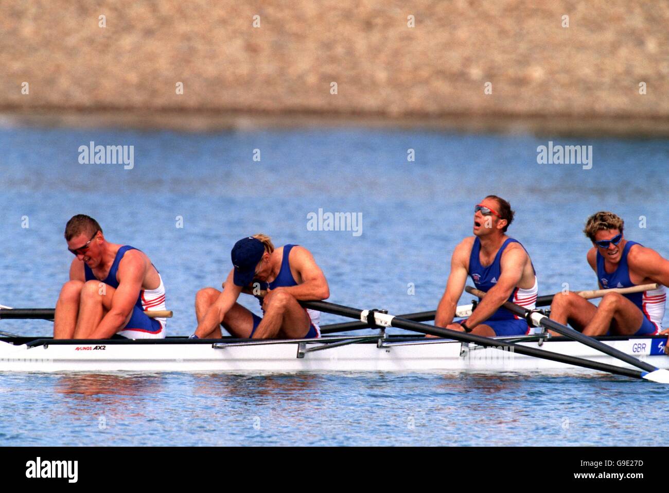 Sydney 2000 Olympics - Rowing - Men's Coxless Four - Final Stock Photo ...