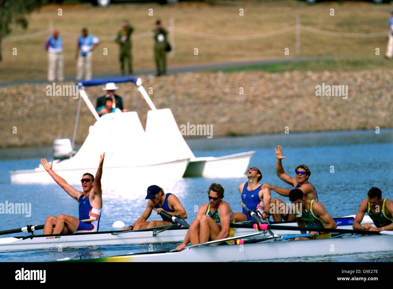 Sydney 2000 Olympics - Rowing - Men's Coxless Four - Final Stock Photo