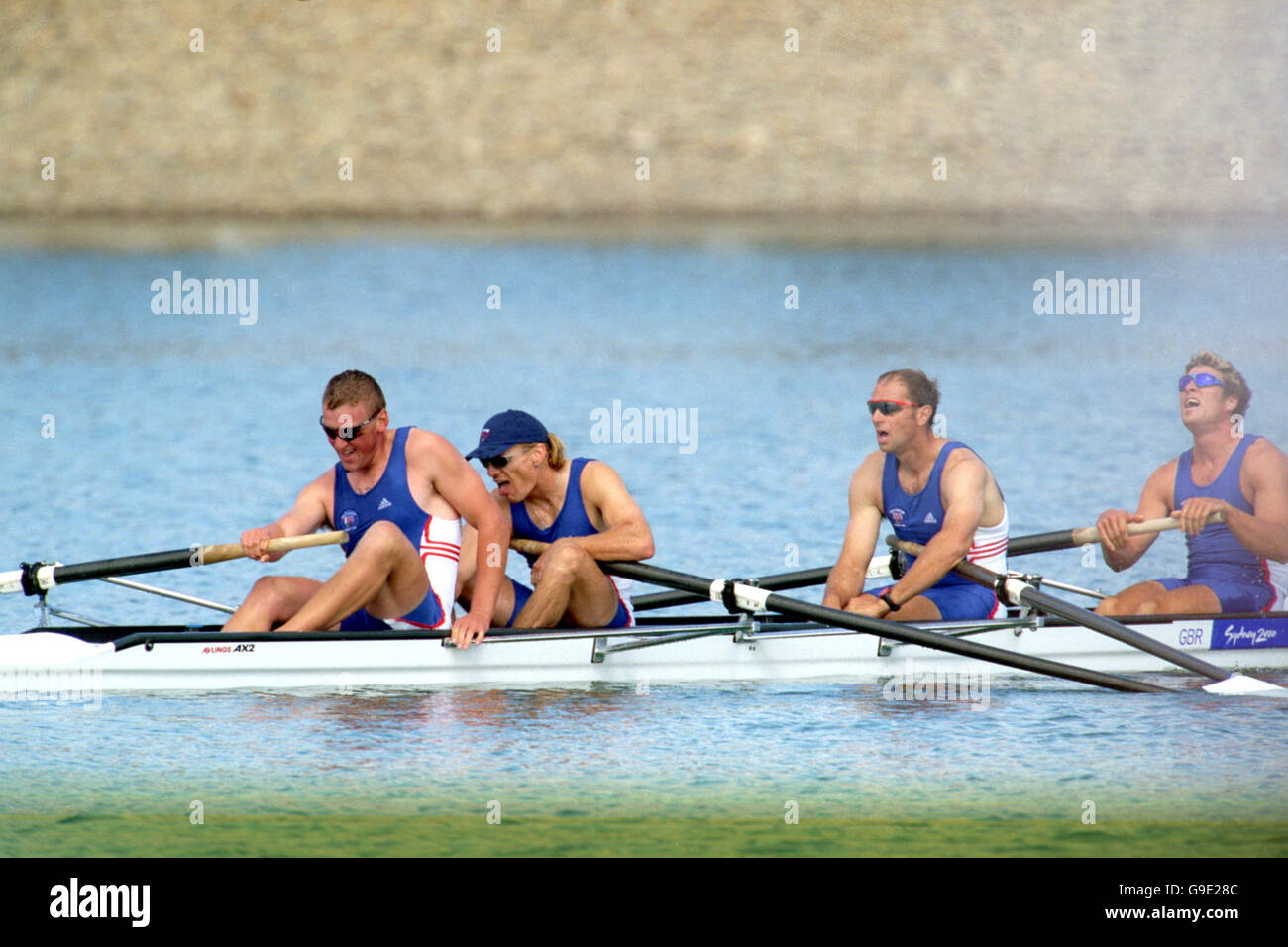 Sydney 2000 Olympics - Rowing - Men's Coxless Four - Final Stock Photo