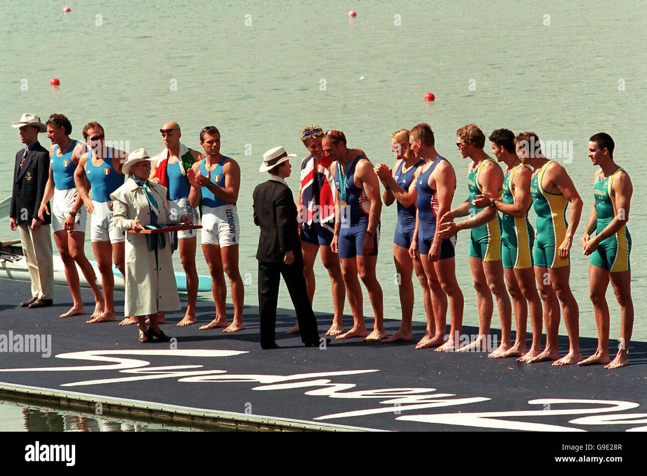 Sydney 2000 Olympics - Rowing - Men's Coxless Four - Final Stock Photo ...