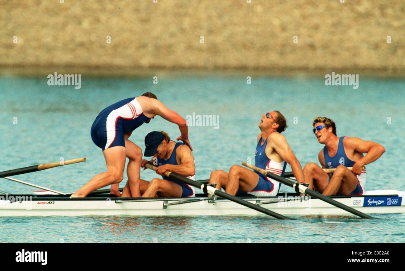 Sydney 2000 Olympics - Rowing - Men's Coxless Four - Final Stock Photo ...