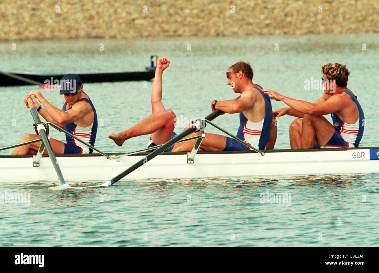 Sydney 2000 Olympics - Rowing - Men's Coxless Four - Final Stock Photo ...