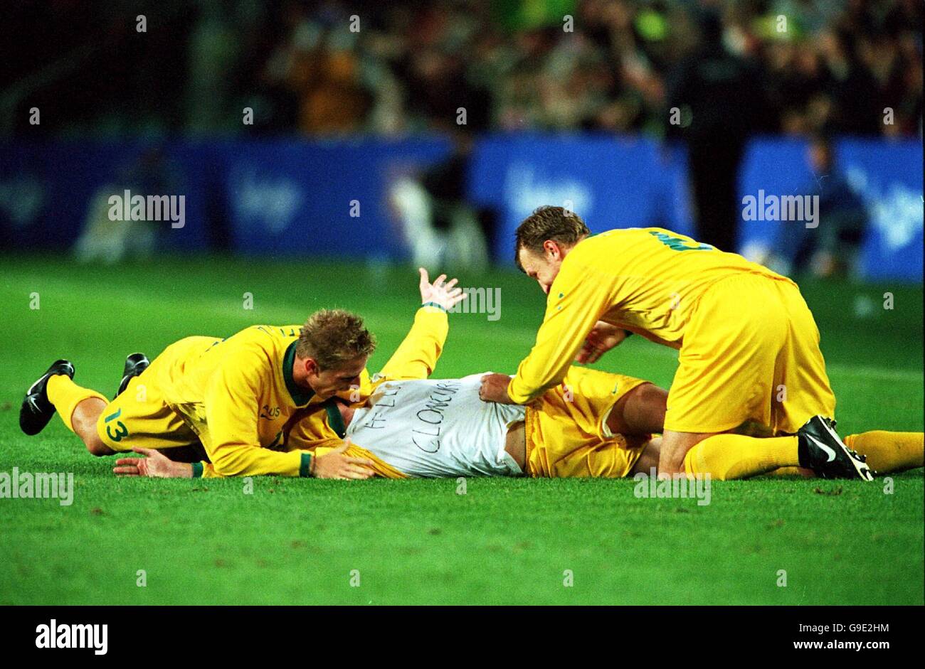 Sydney 2000 Olympics -Men's Soccer - Australia v Nigeria Stock Photo