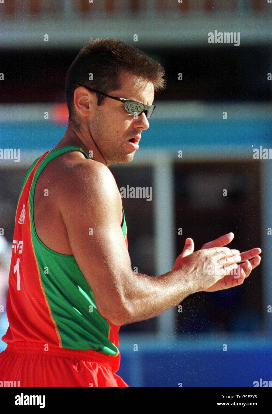 Sydney 2000 Olympics Men's Beach Volleyball Argentina v Portugal