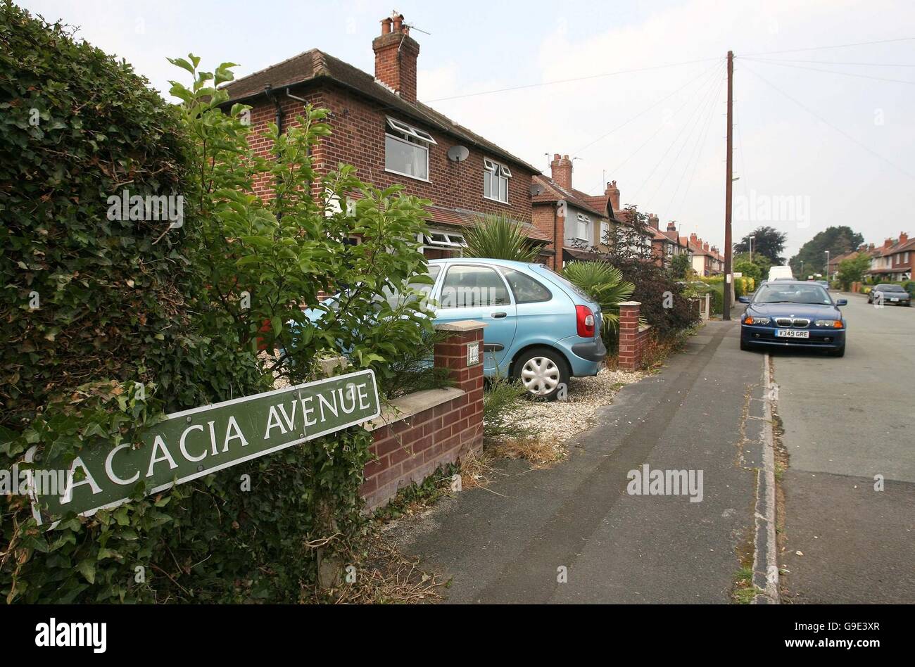 Acacia Avenue best street to live on in the uk Stock Photo Alamy