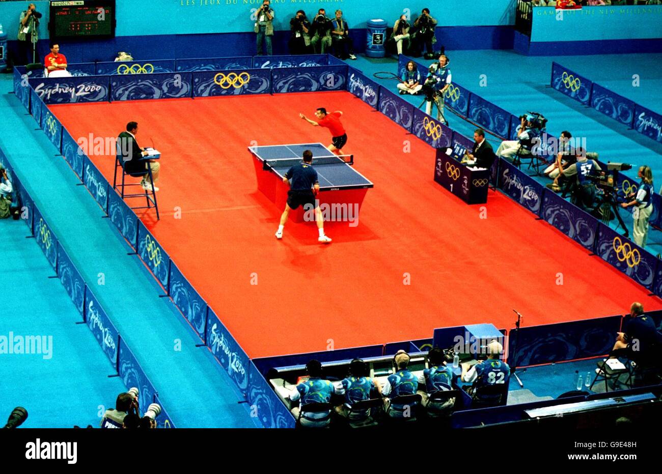 olympic table tennis table