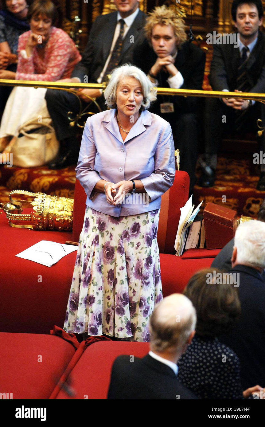 Baroness Hayman elected the first Lord Speaker Stock Photo Alamy