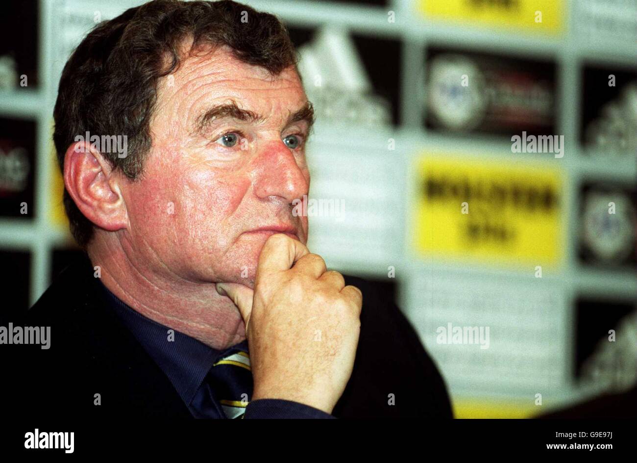 Soccer - FA Carling Premiership - Tottenham Hotspur Press Conference. David Pleat, Tottenham Hotspur Director of Football Stock Photo