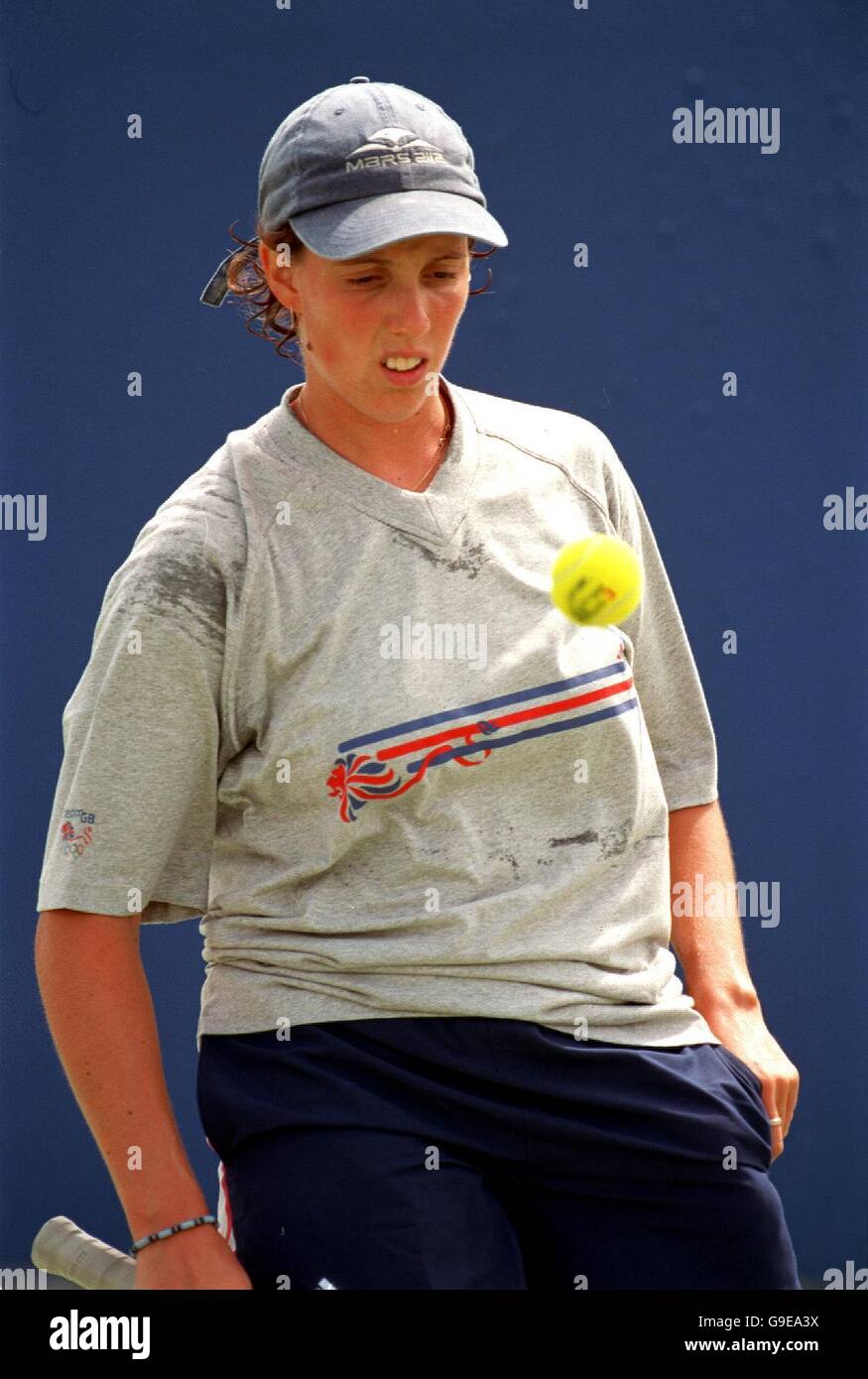 Tennis Sydney 2000 Olympics Training Stock Photo Alamy