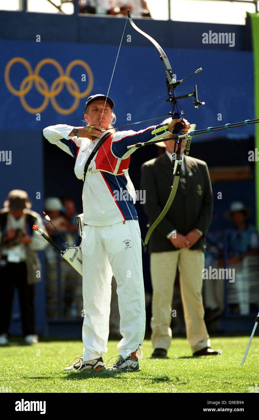 Sydney 2000 olympics archery womens individual hires stock photography