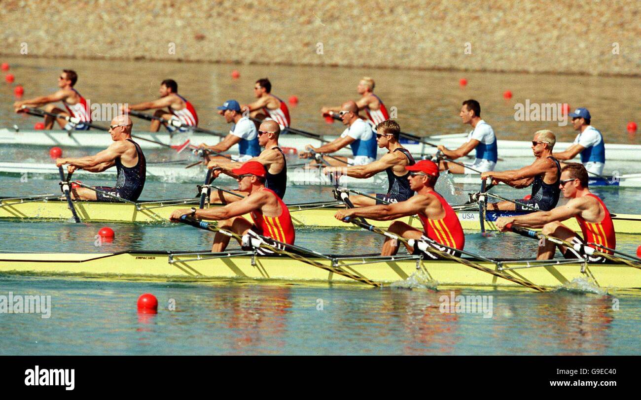 Sydney 2000 Olympics Rowing qualifying heats Stock Photo Alamy