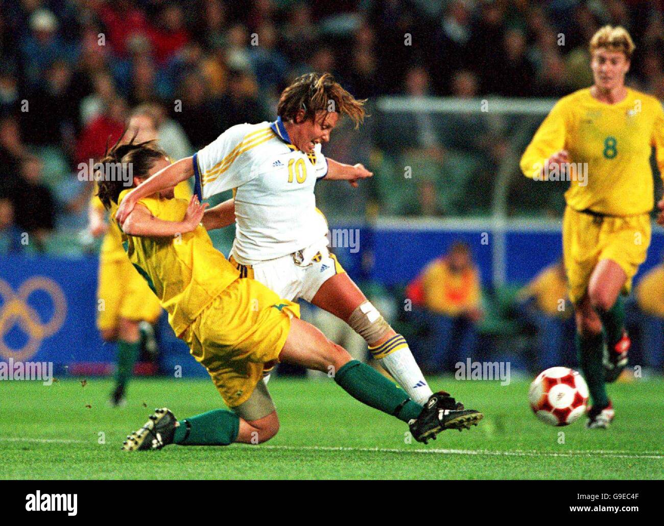 Sydney 2000 Olympics - Women's Soccer - Australia v Sweden Stock Photo