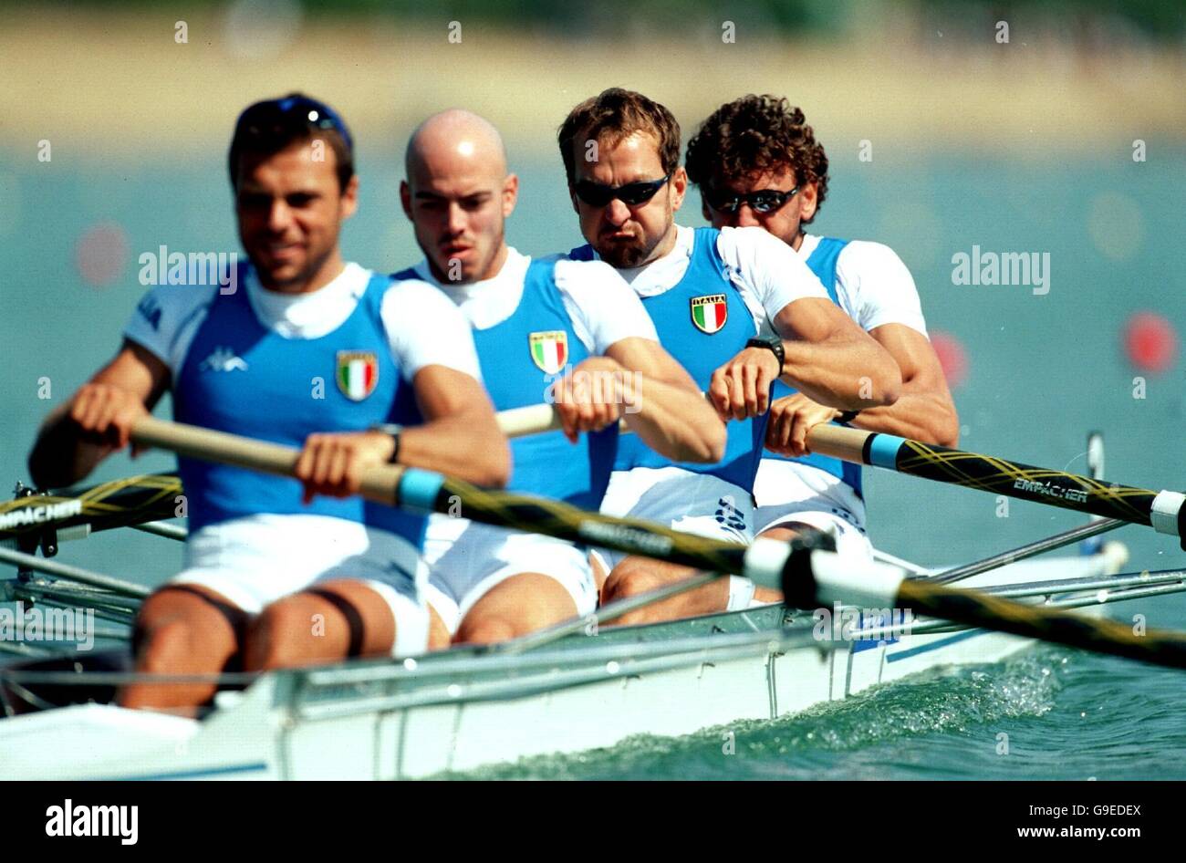 Sydney 2000 Olympics Rowing Men's Coxless Four Qualifying Heat