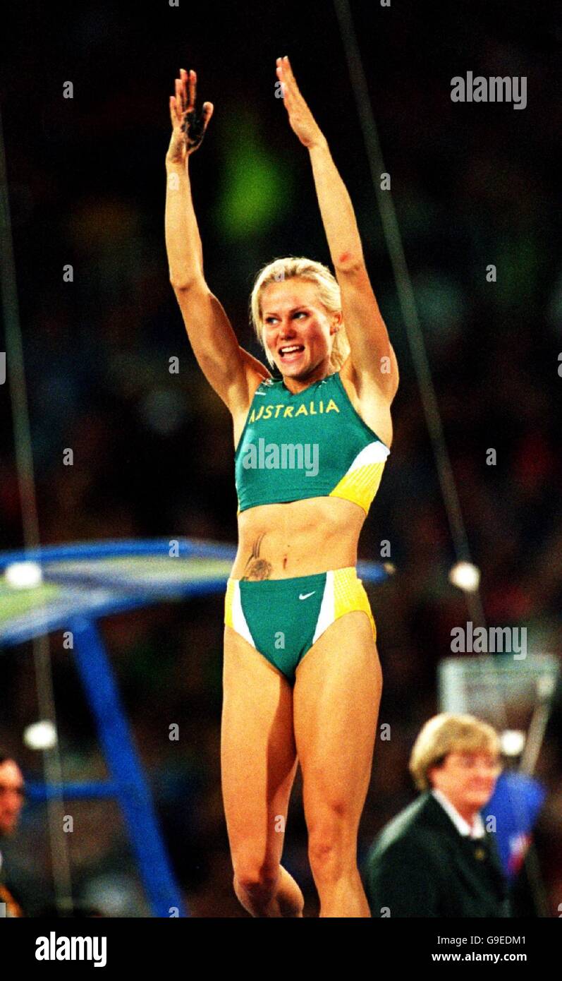 Sydney 2000 Olympics - Athletics - Women's Pole Vault - Final Stock Photo