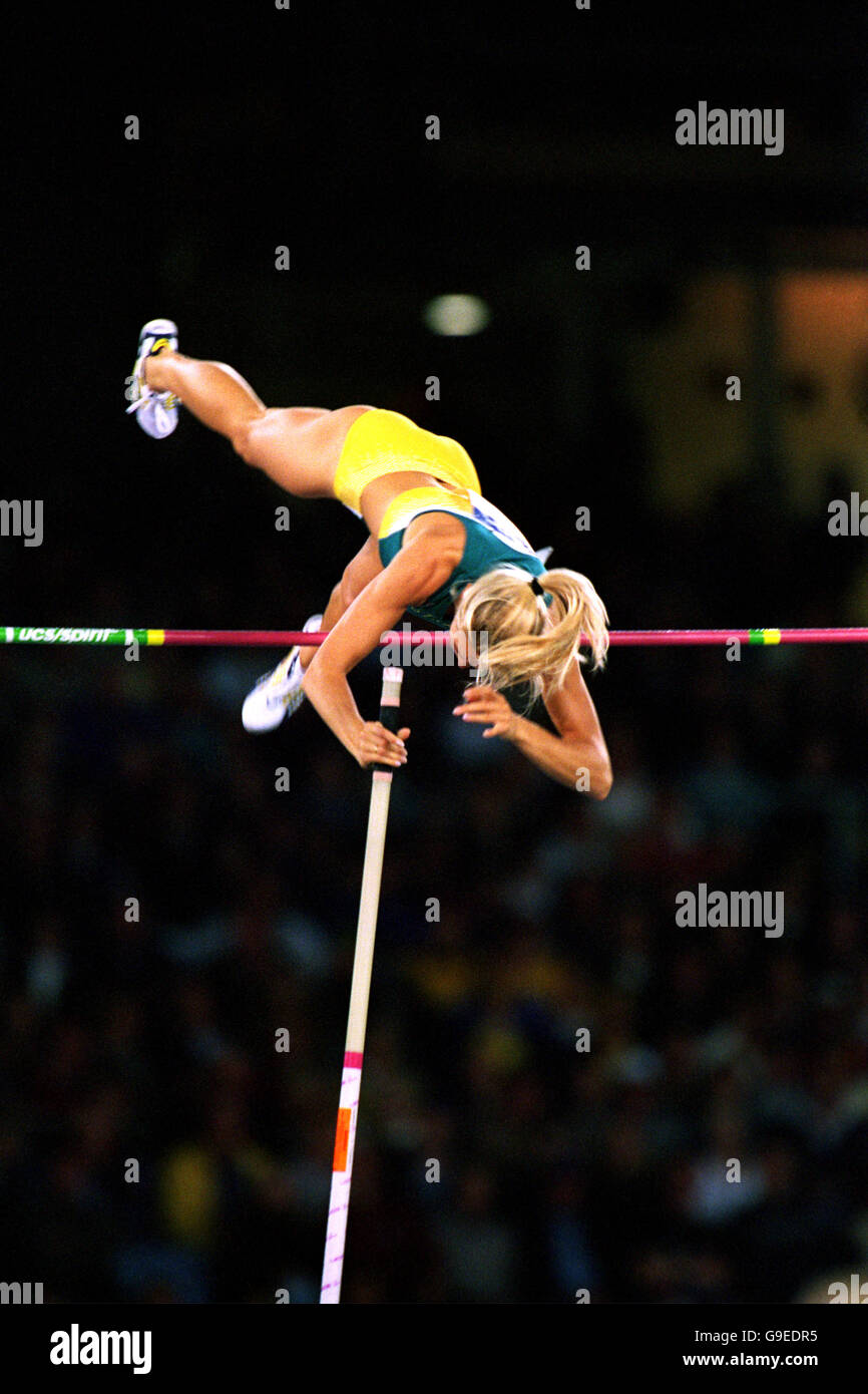 Sydney 2000 Olympics - Athletics - Women's Pole Vault - Final Stock Photo