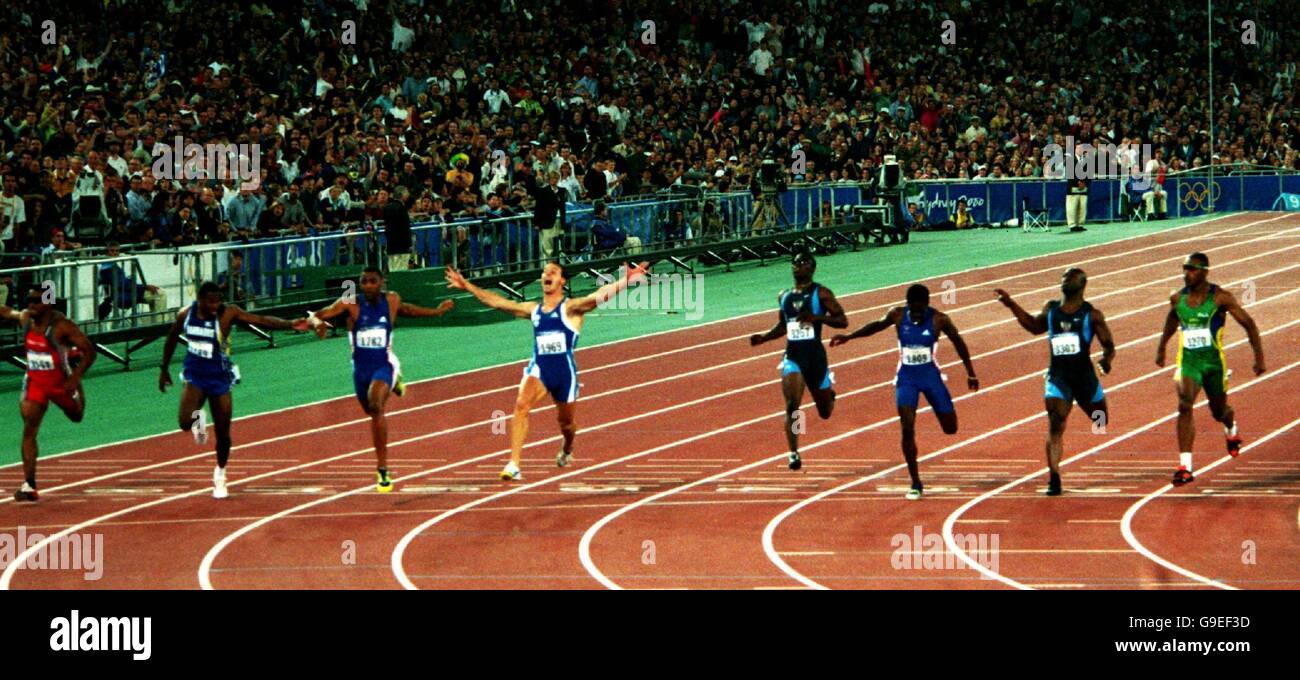 Sydney 2000 Olympics - Athletics - Men's 200m - Final Stock Photo - Alamy