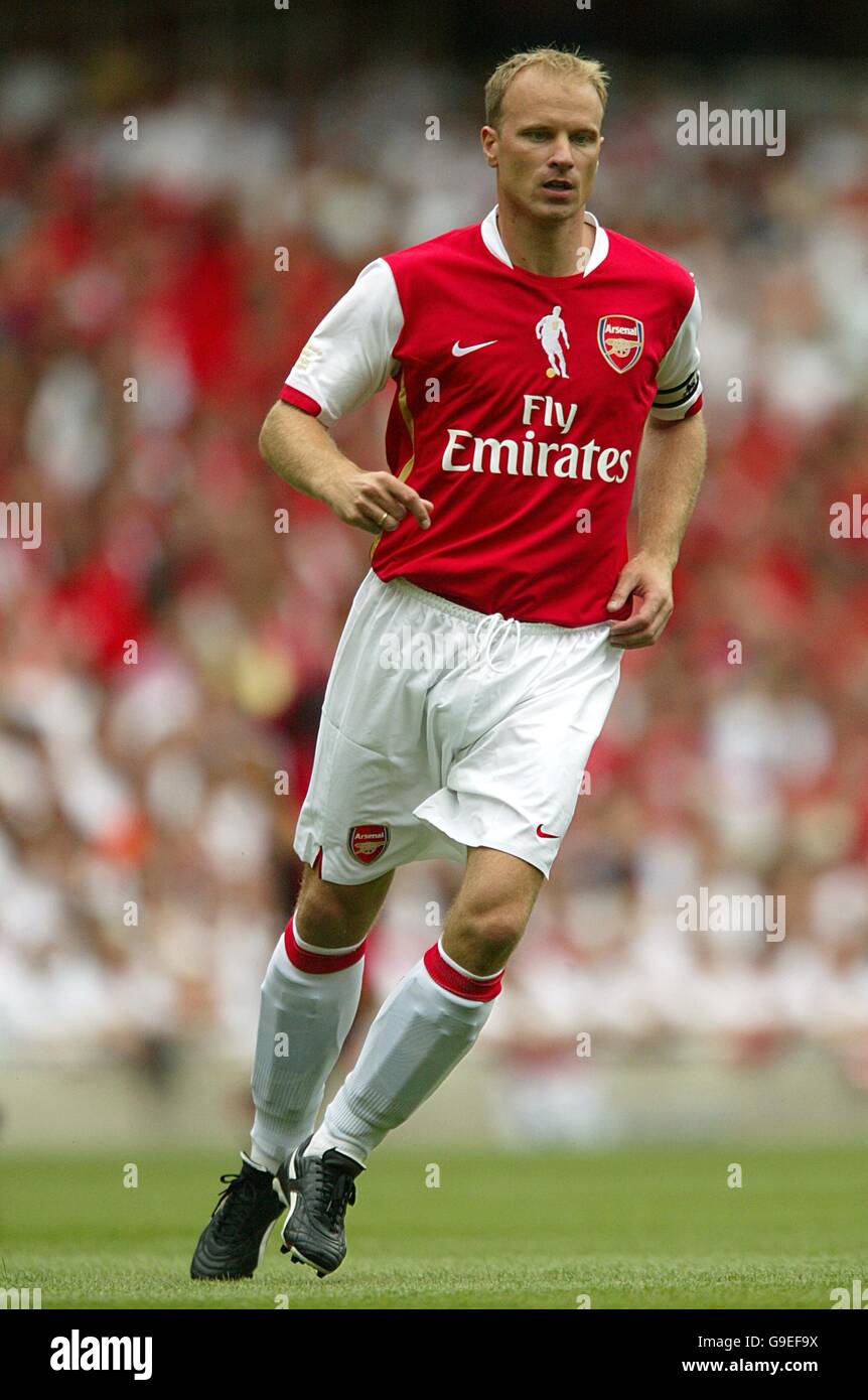 picture Dennis Bergkamp Ajax Number https www alamy com stock photo soccer dennis bergkamp testimonial arsenal v ajax emirates stadium 109113478 html