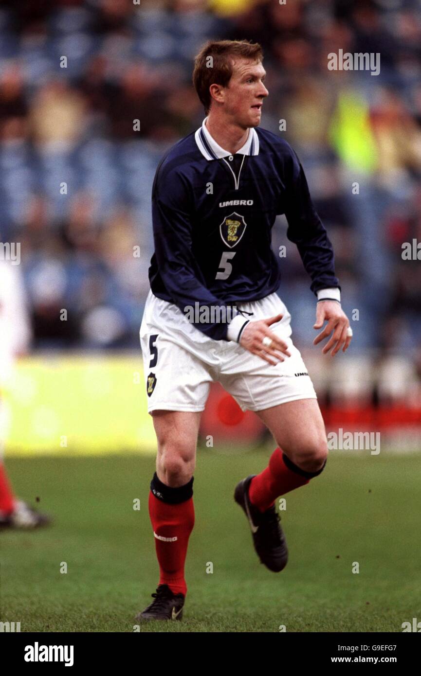 Soccer - Under 21 Friendly - Scotland v France. Stephen Caldwell, Scotland Stock Photo