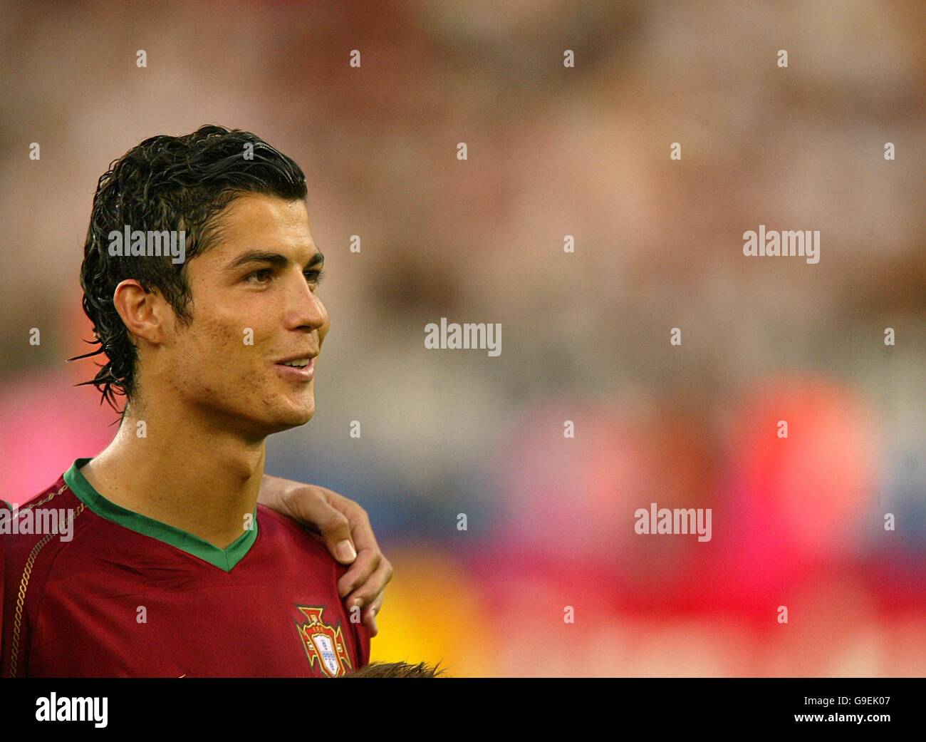 Soccer - 2006 FIFA World Cup Germany - Third Place Play-Off - Germany v Portugal - Gottlieb-Daimler-Stadion. Cristiano Ronaldo, Portugal Stock Photo