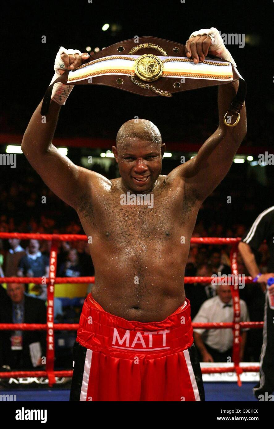 Boxing Millennium Stadium Cardiff Stock Photo Alamy