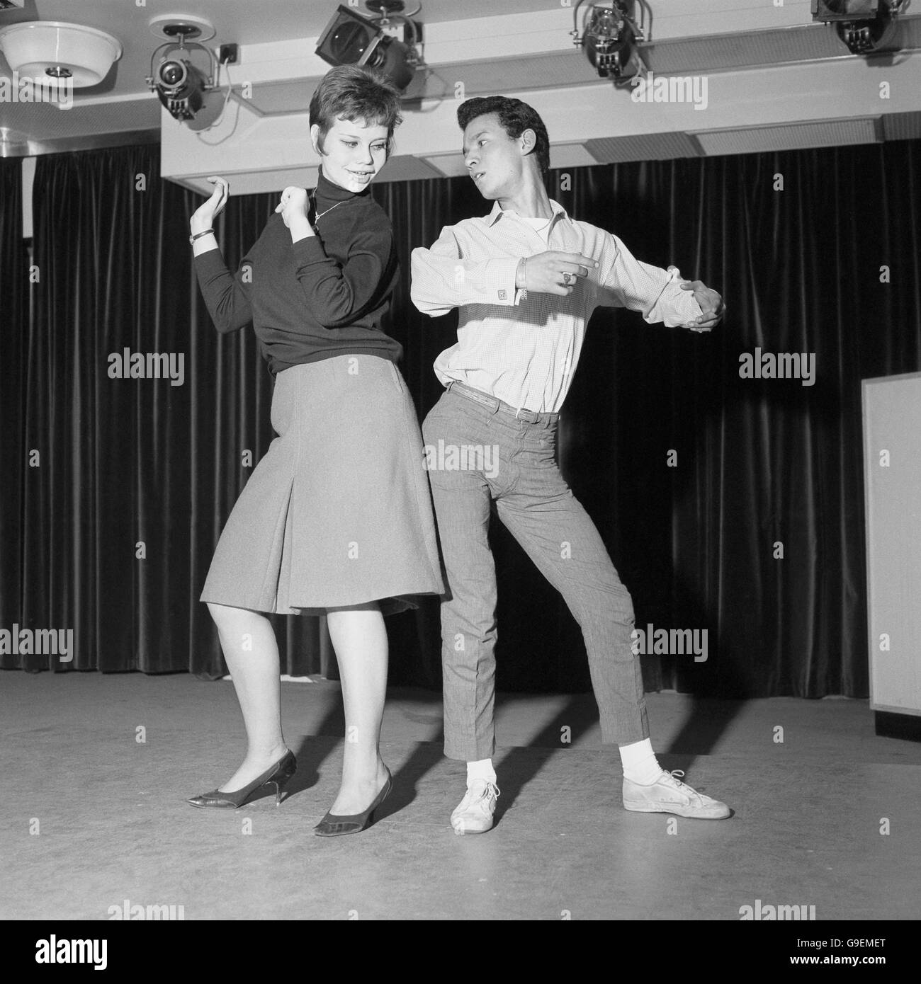 Bee-Jay Dancing - 1963 Stock Photo