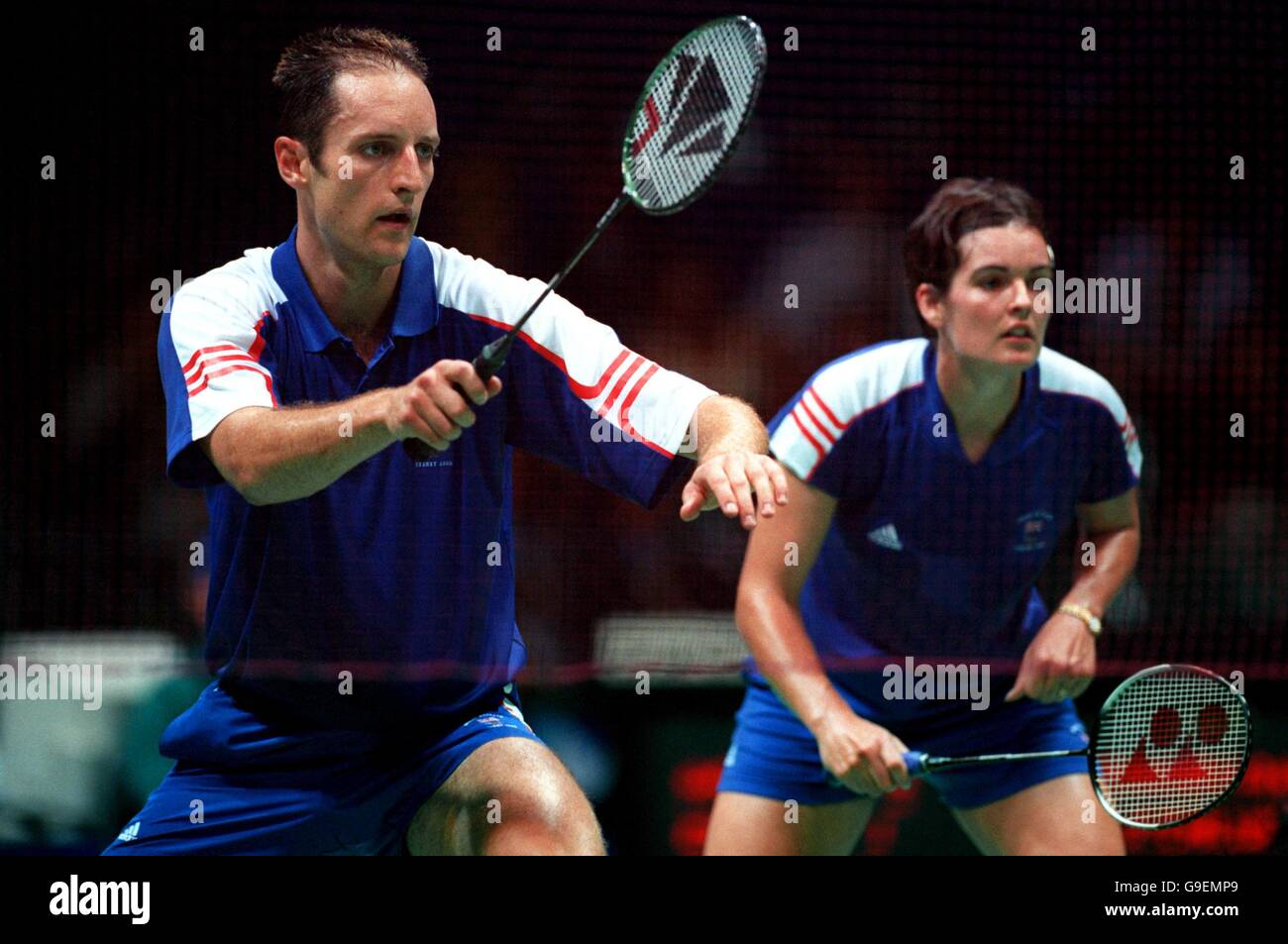 Sydney 2000 olympics badminton mixed doubles hires stock photography