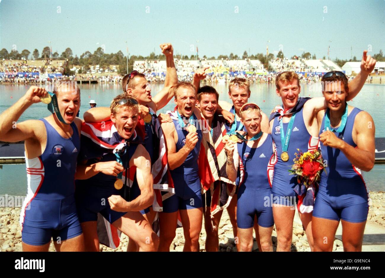 Sydney 2000 Olympics Rowing Men's Eight Stock Photo Alamy