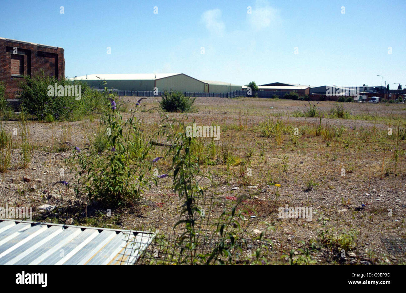 The derelict site of the Baseball Ground, former home of Derby County Stock  Photo - Alamy