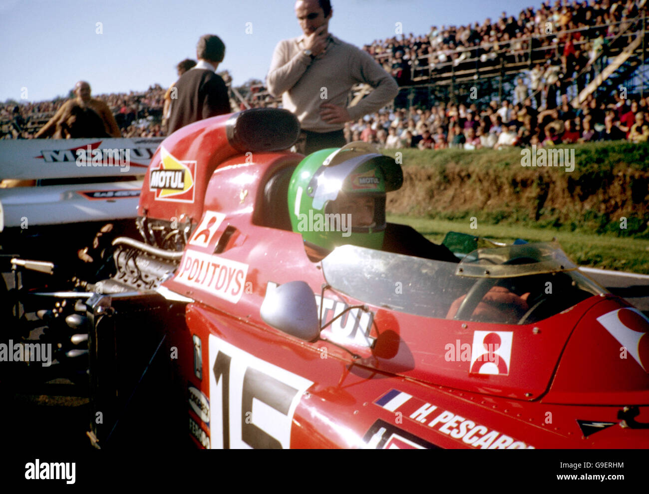 Motor Racing - Brands Hatch. Henri Pescarolo Stock Photo
