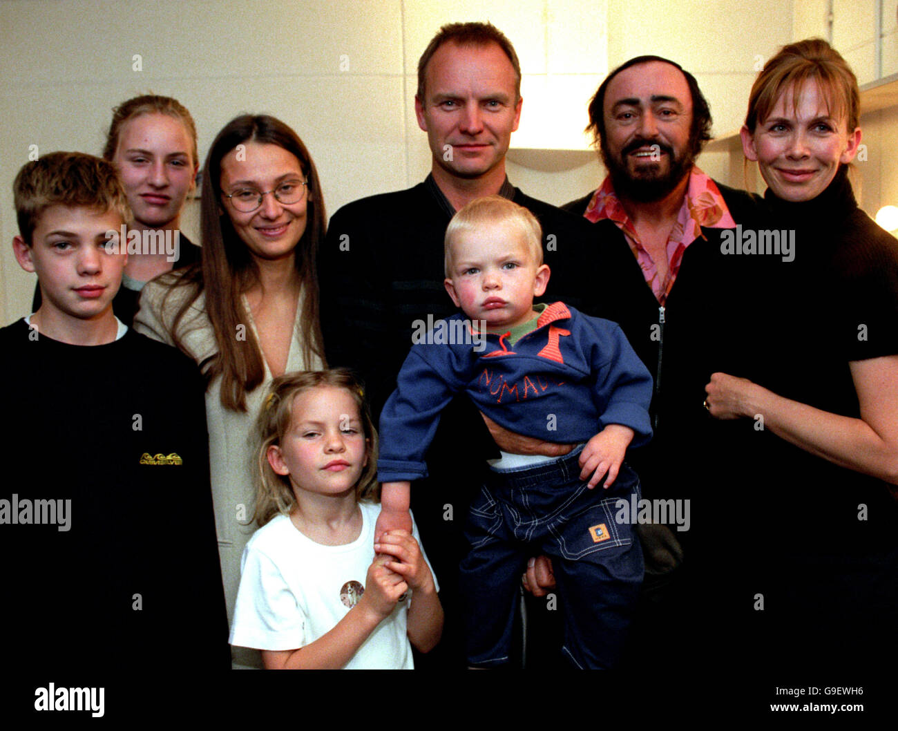 Pavarotti sting hi-res stock photography and images - Alamy