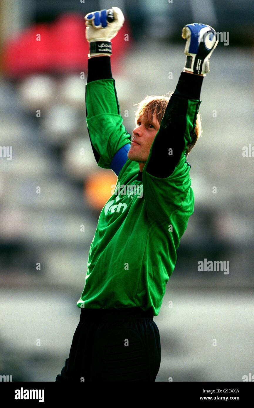 Soccer - UEFA Champions League - Second Qualifying Round First Leg - Brondby v KR Stock Photo