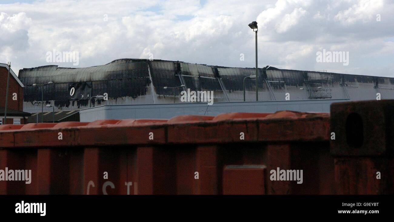 The James Bond set at Pinewood Studios in Buckinghamshire following the