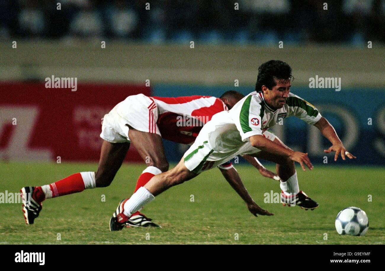Soccer - Asia 2000 - Group A - Lebanon v Iran. Khodadad Azizi of Iran