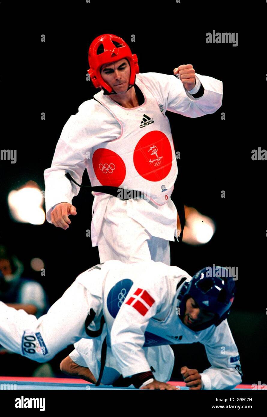 Sydney 2000 Olympic Games Taekwondo Men's 80kg Stock Photo Alamy
