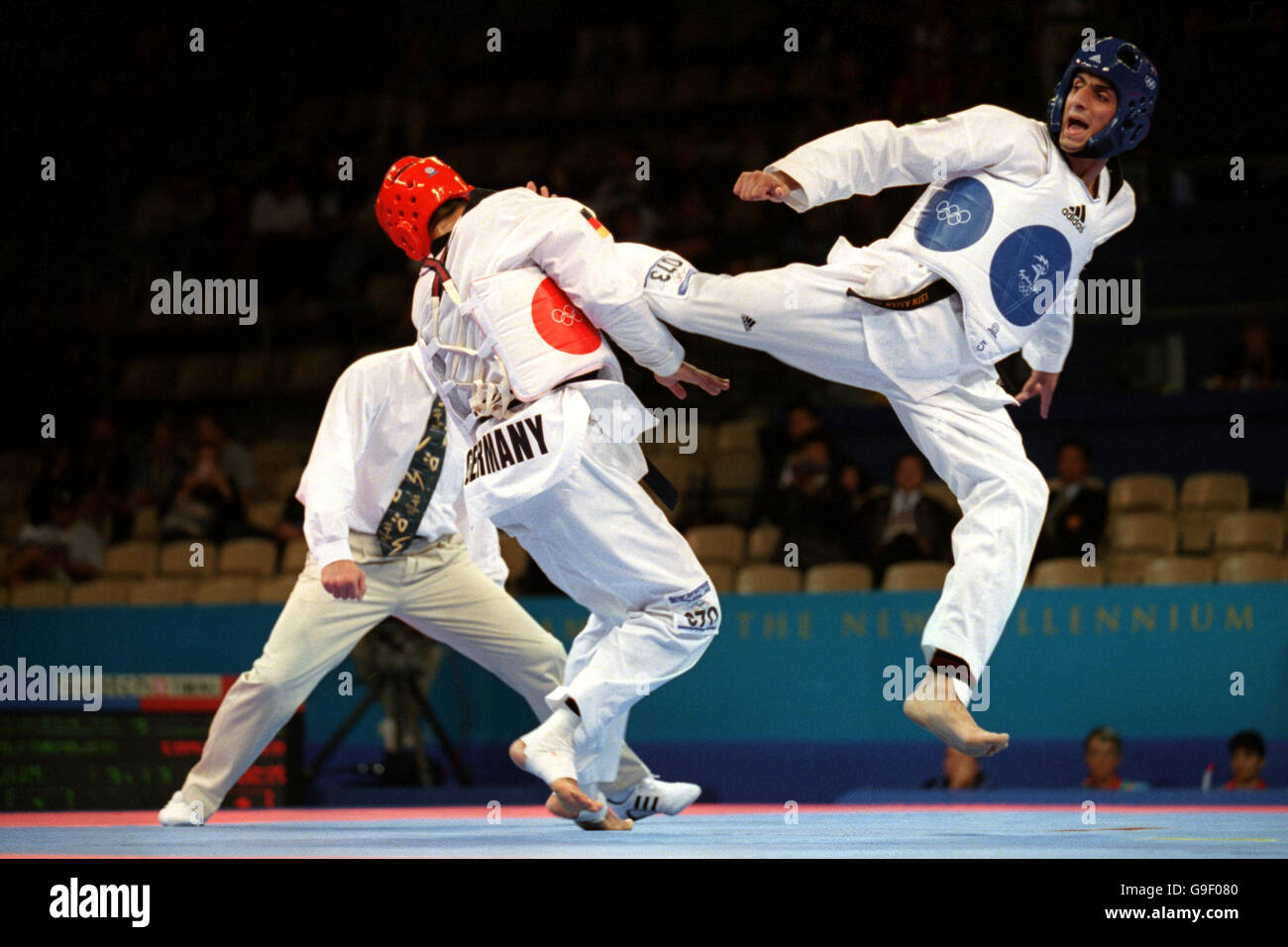 Sydney 2000 Olympic Games Taekwondo Men's 80kg Stock Photo Alamy