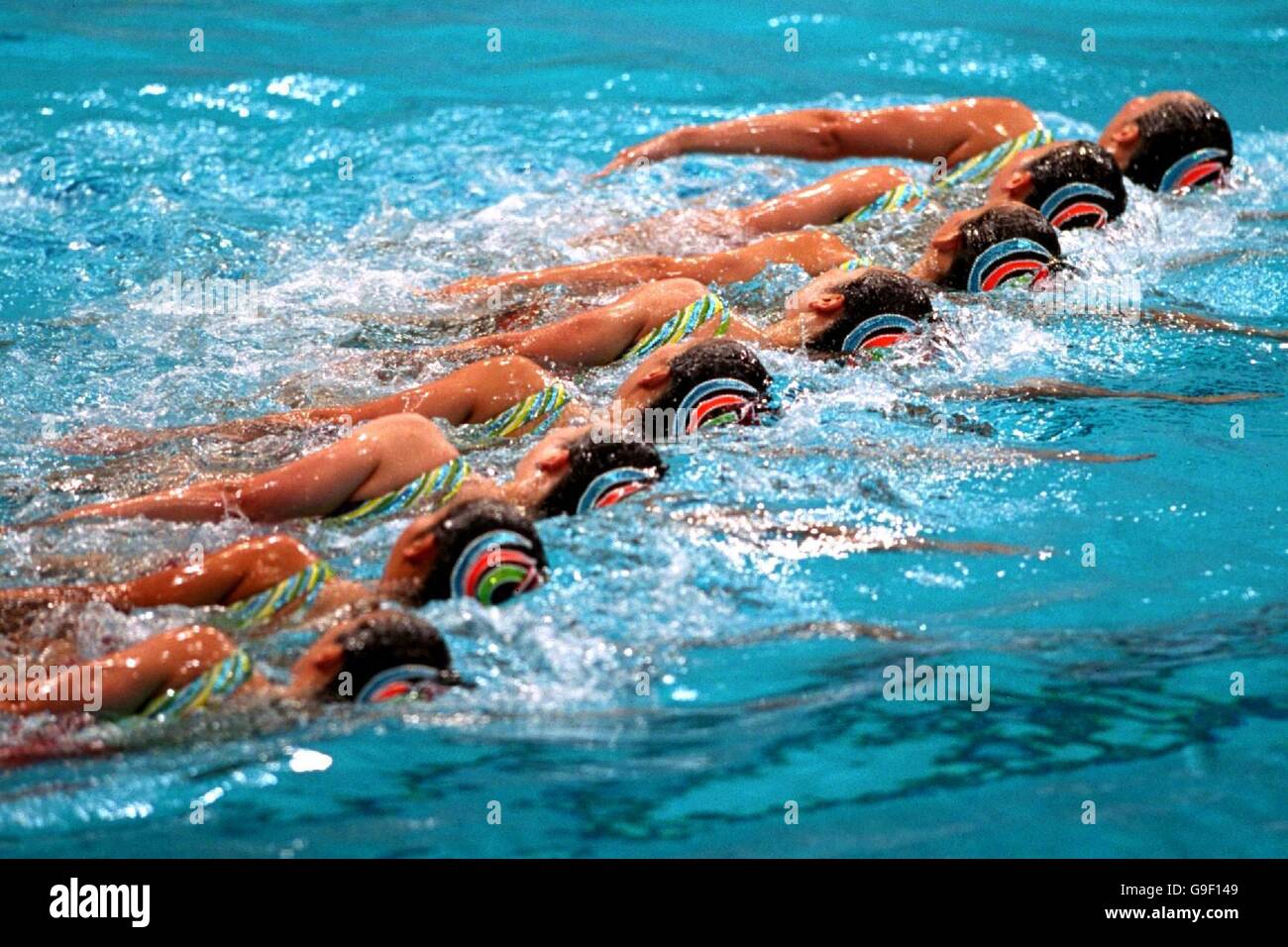 Sydney 2000 Olympic Games - Synchronized Swimming - Women's Team Event Stock Photo