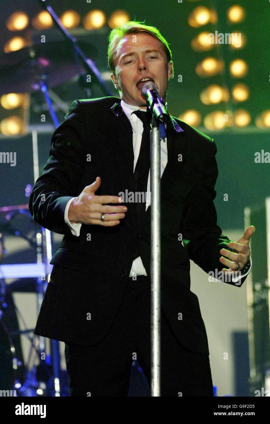 Irish singer Ronan Keating performing at Kenwood House in Hampstead