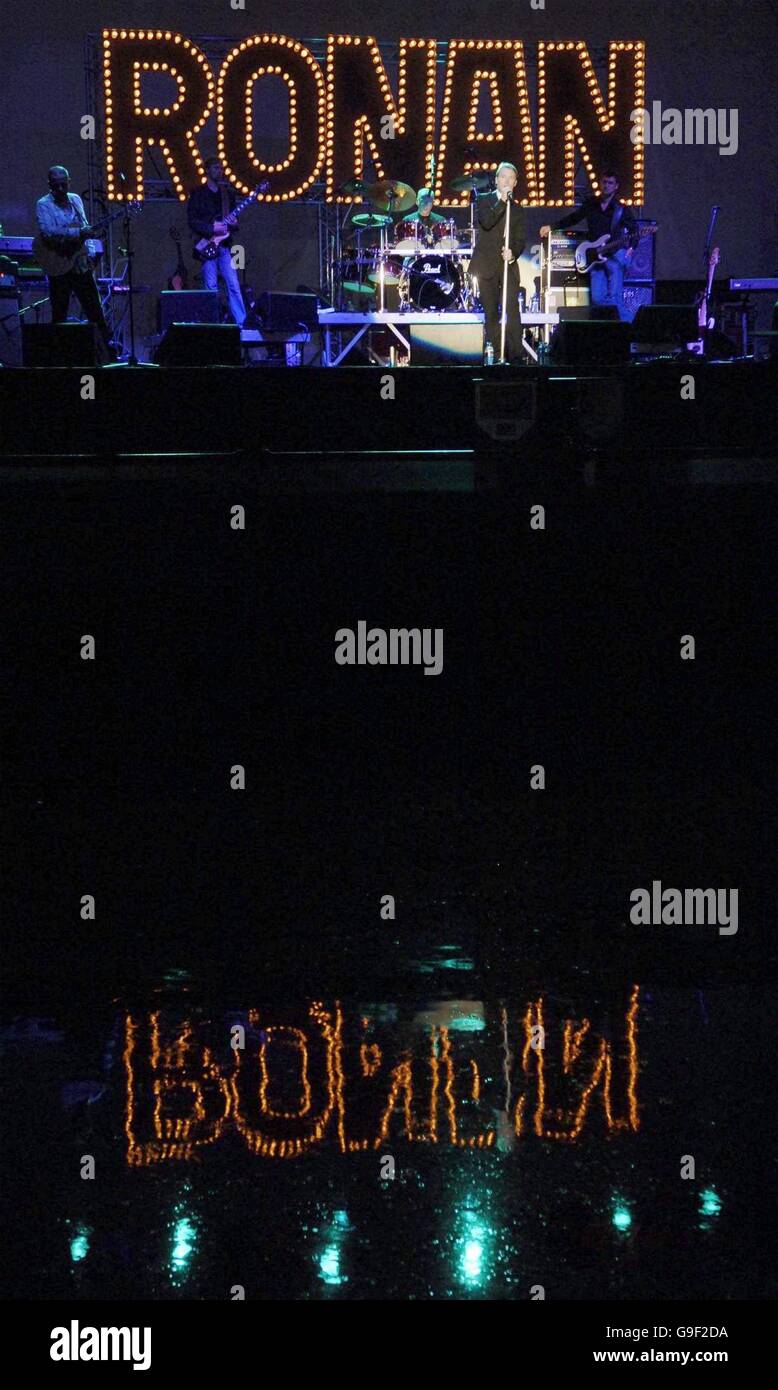 Irish singer Ronan Keating performing at Kenwood House in Hampstead