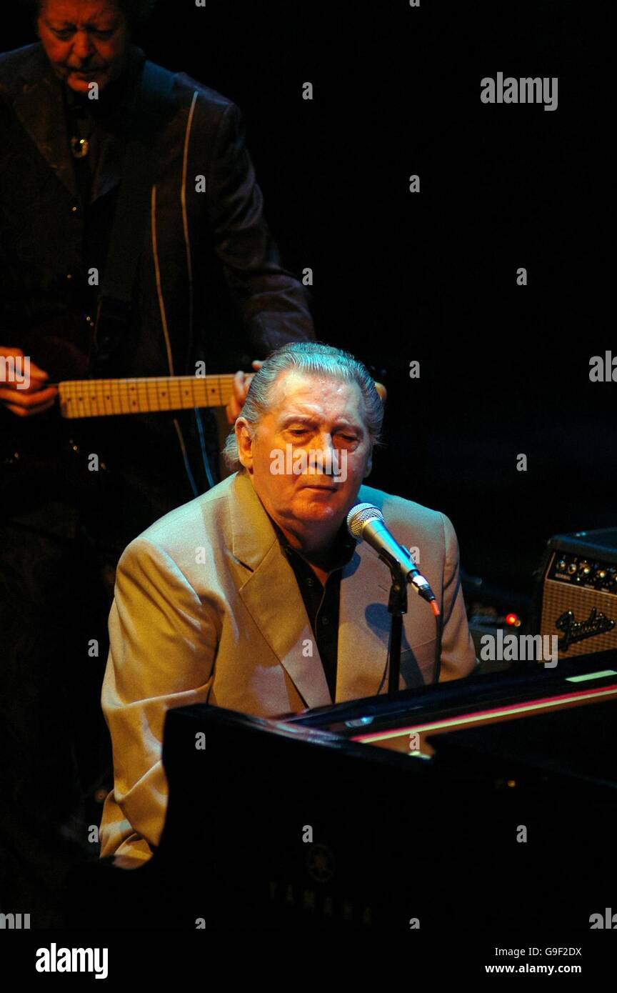 Jerry Lee Lewis in concert Stock Photo - Alamy