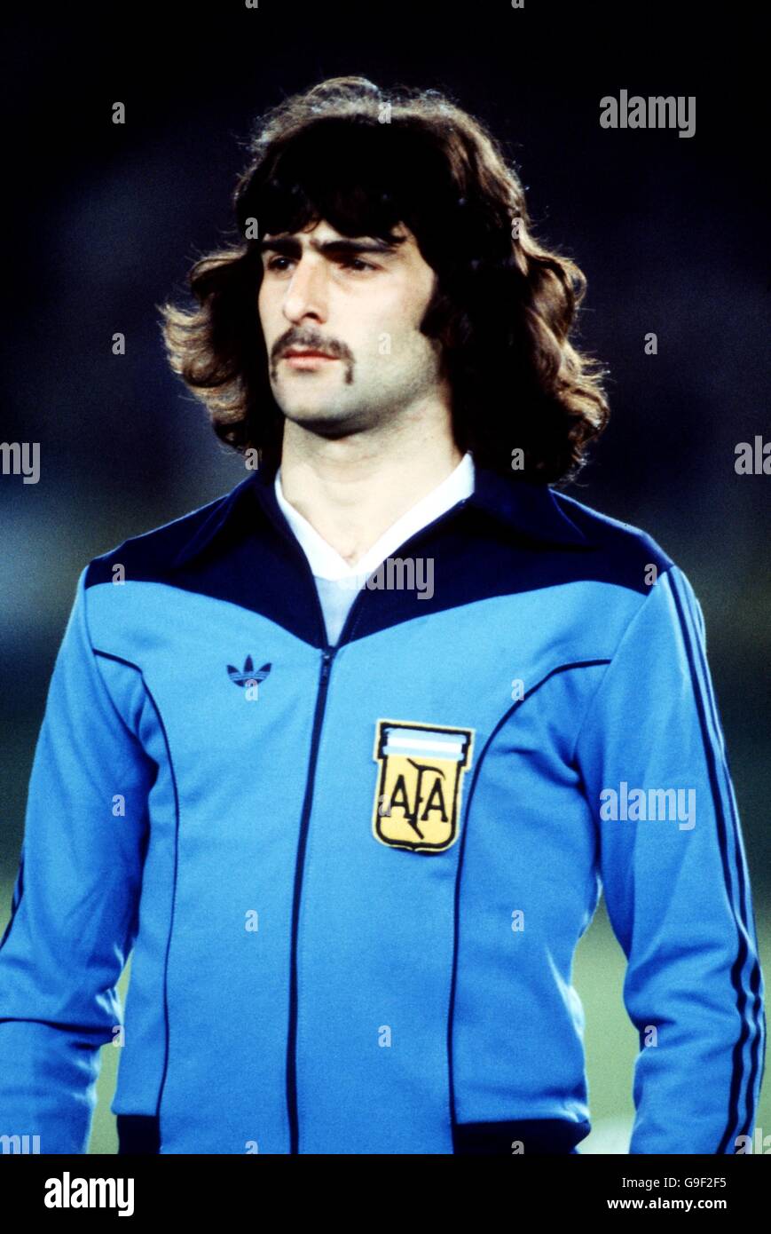 Soccer - Argentina. Mario Kempes, Argentina Stock Photo - Alamy