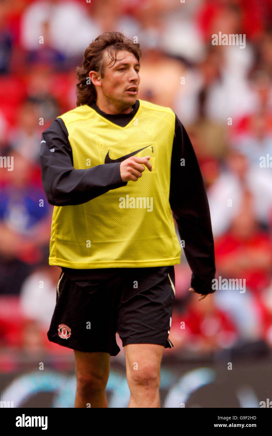 Soccer - FA Barclays Premiership - Manchester United Open Training Day - Old Trafford. Manchester United's Gabriel Heinze Stock Photo
