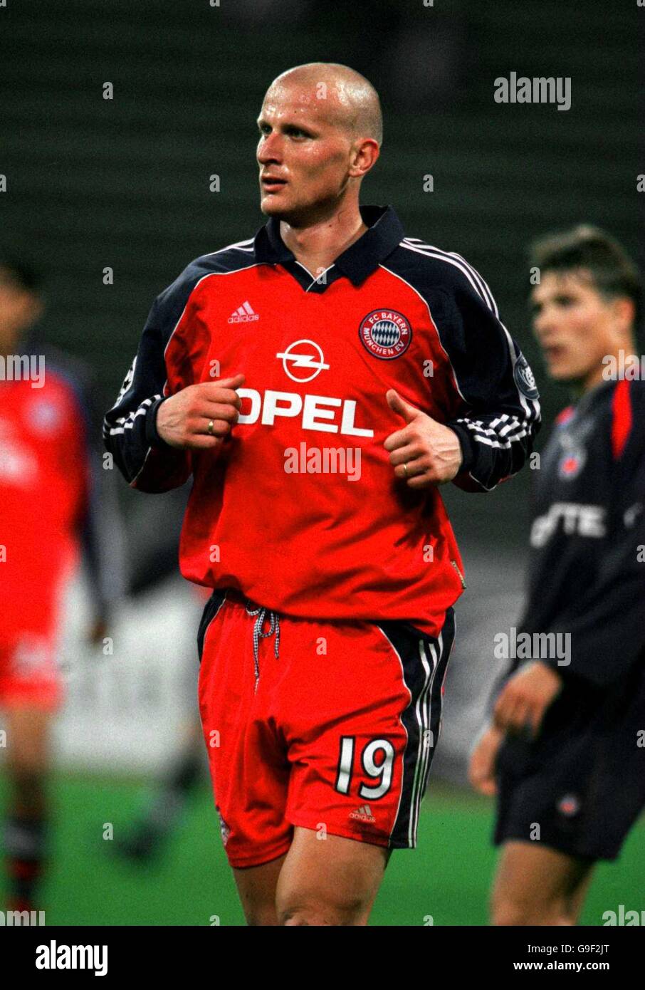 Soccer - UEFA Champions League - Group F - Bayern Munich v Helsingborg. Carsten Jancker, Bayern Munich Stock Photo