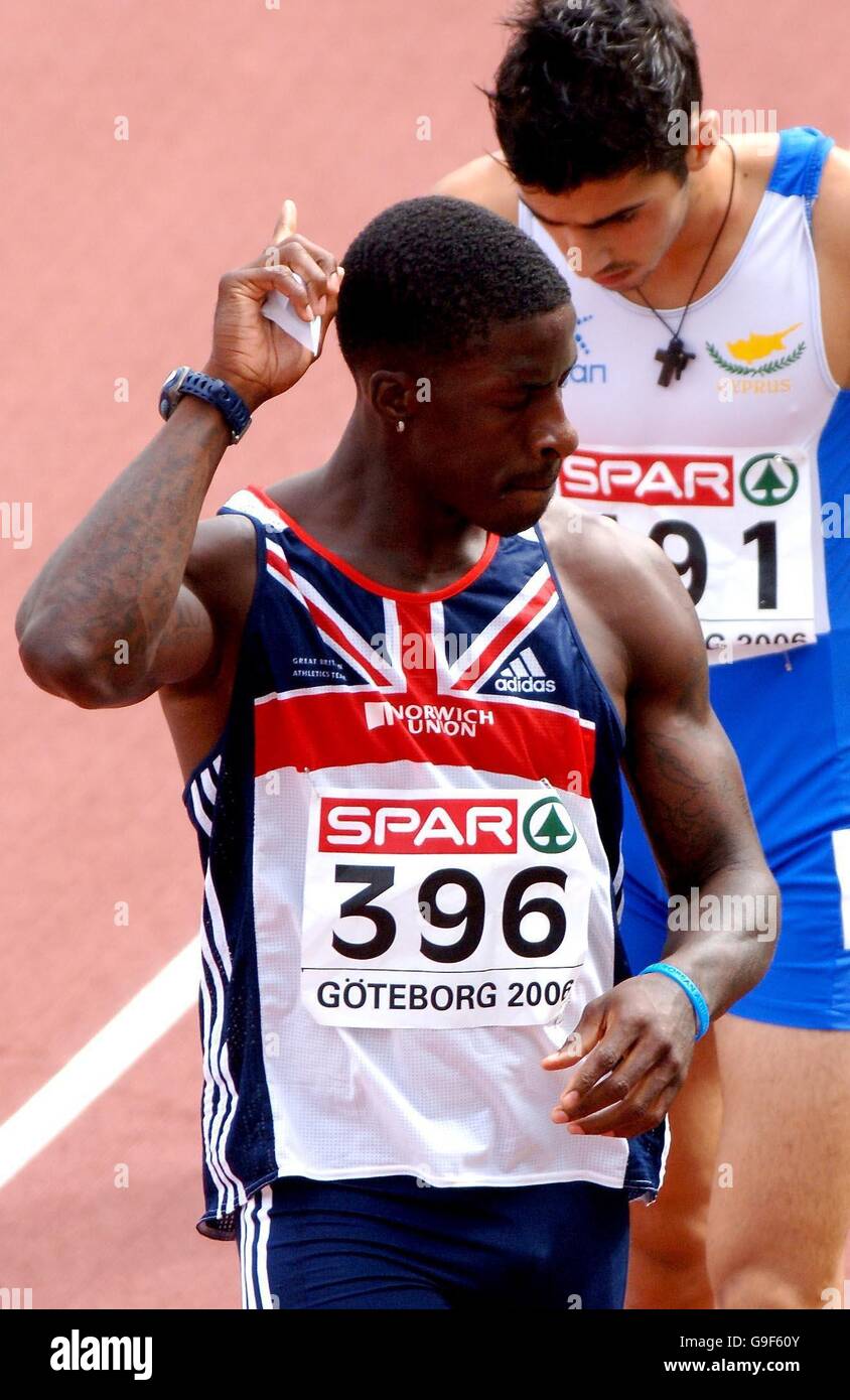 Athletics European Athletics Championships Gothenburg, Sweden Stock