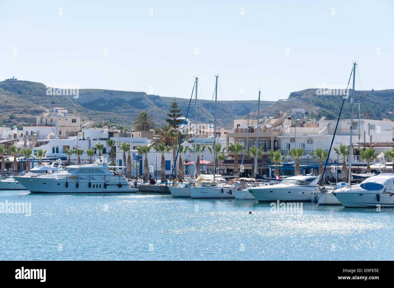 Kardamena Harbour, Kardamena, Kos (Cos), The Dodecanese, South Aegean Region, Greece Stock Photo