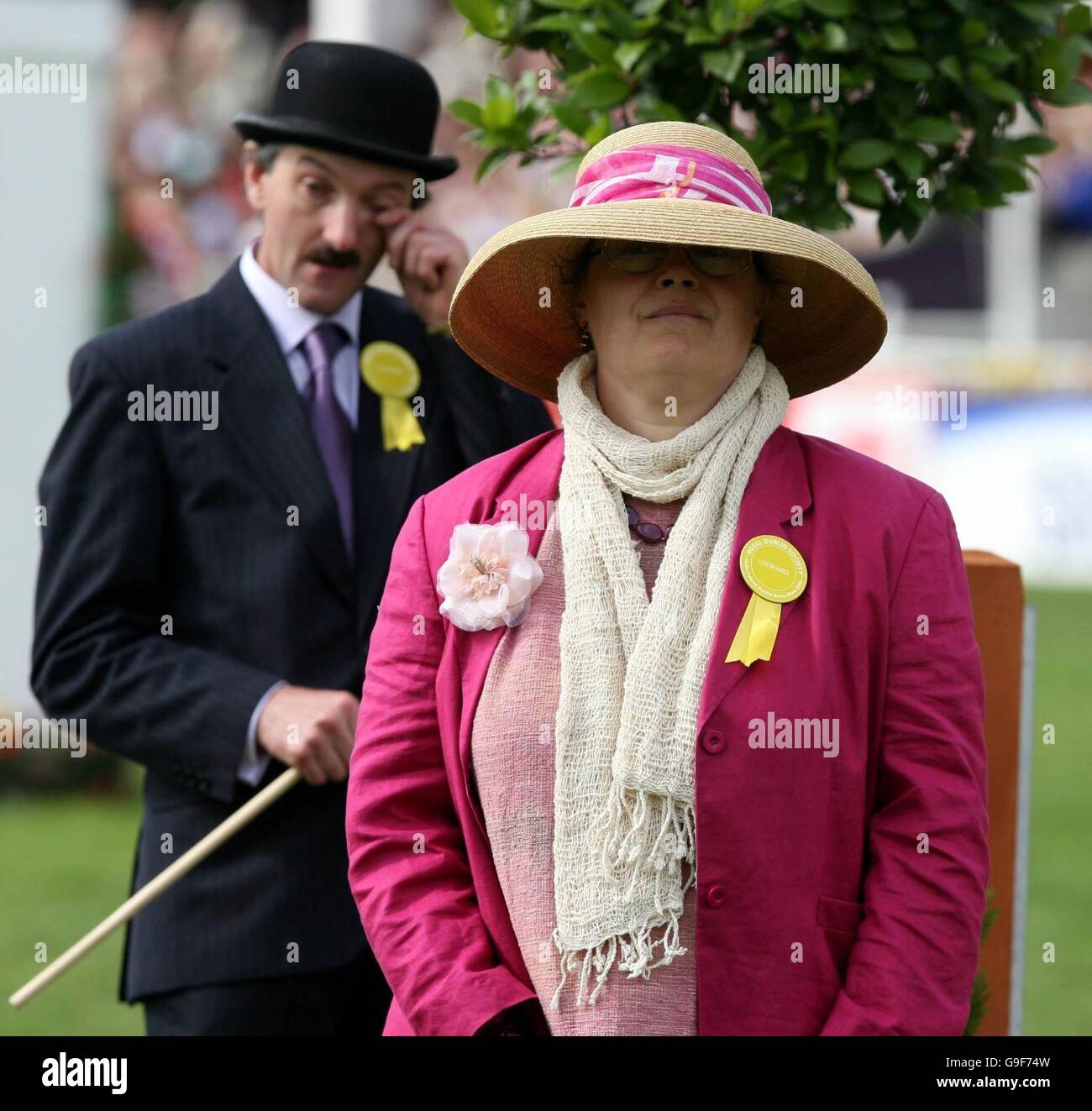 Showjumping - Aga Khan Challenge Trophy - Dublin Horse Show Stock Photo ...