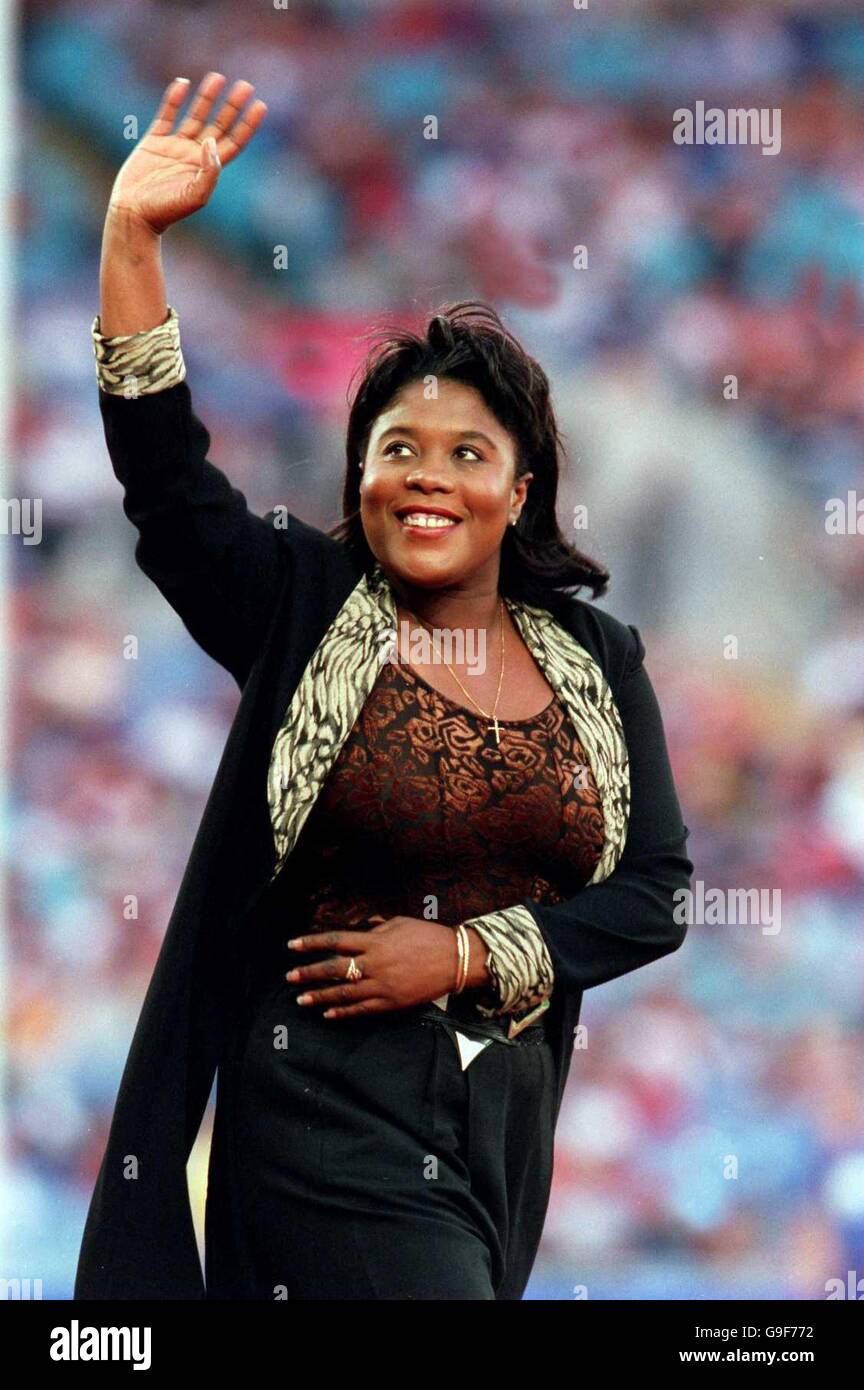 Sport athletics javelin tessa sanderson hires stock photography and