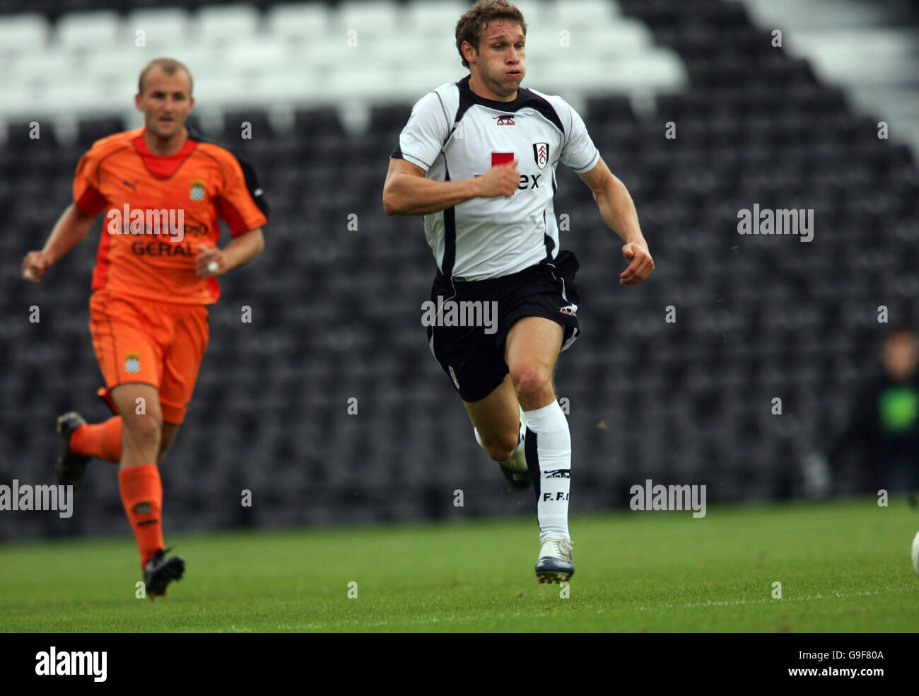 Soccer - Friendly - Fulham v Boavista - Craven Cottage. Fulham's Moritz Volz Stock Photo