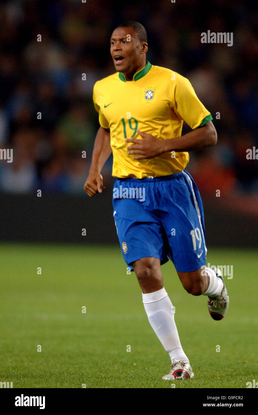 Soccer - International Friendly - Norway v Brazil - Ullevaal Stadium. Julio Baptista, Brazil Stock Photo