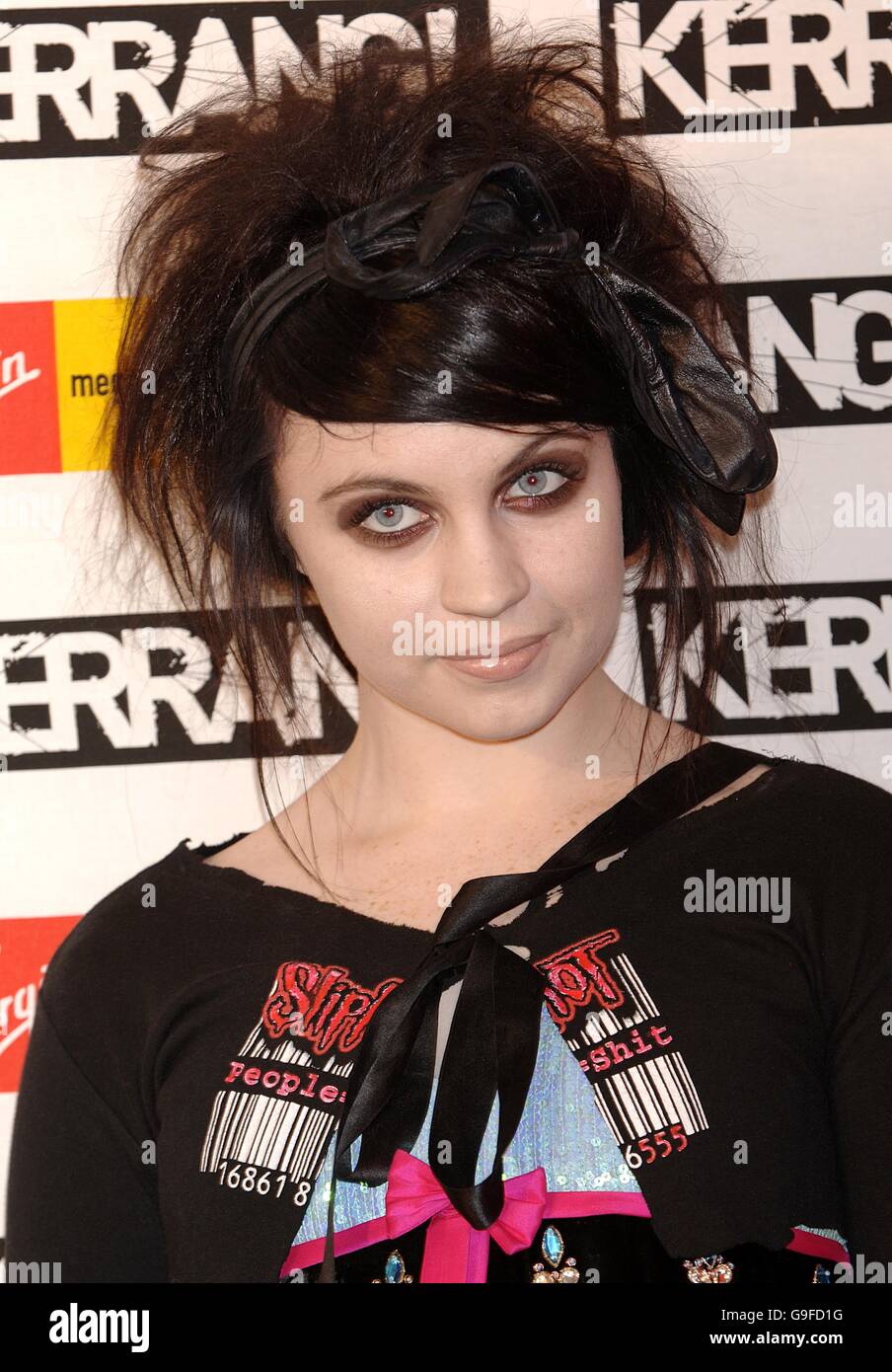 Kerrang Awards 2006 - The Brewery. Betty Curse arrives on the red carpet. Stock Photo